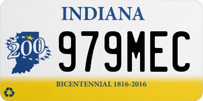 IN license plate 979MEC