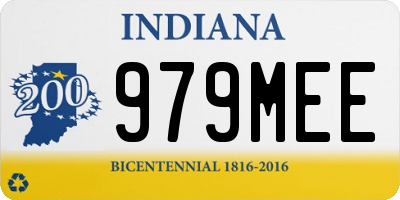 IN license plate 979MEE