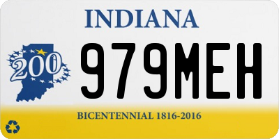 IN license plate 979MEH