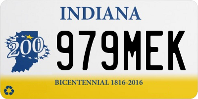 IN license plate 979MEK