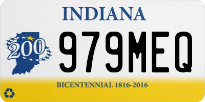IN license plate 979MEQ