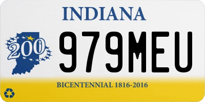 IN license plate 979MEU
