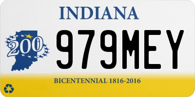 IN license plate 979MEY