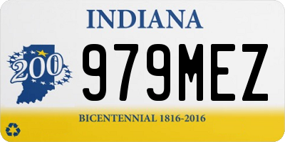 IN license plate 979MEZ