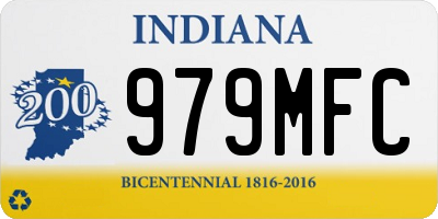 IN license plate 979MFC