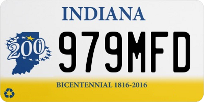 IN license plate 979MFD