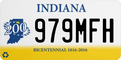 IN license plate 979MFH