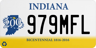 IN license plate 979MFL