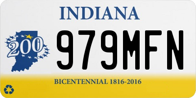 IN license plate 979MFN