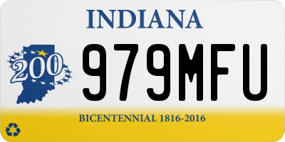 IN license plate 979MFU