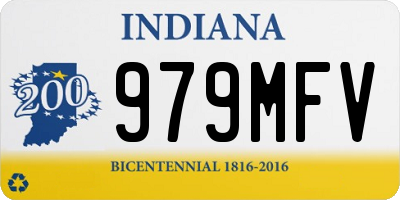 IN license plate 979MFV