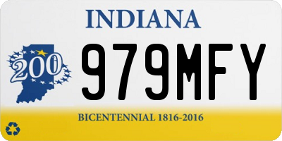 IN license plate 979MFY