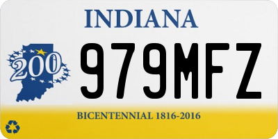 IN license plate 979MFZ