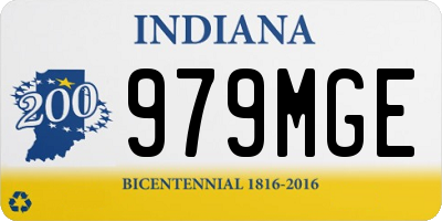 IN license plate 979MGE