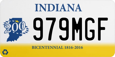 IN license plate 979MGF