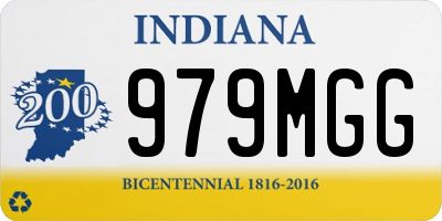 IN license plate 979MGG