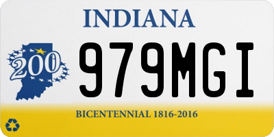 IN license plate 979MGI