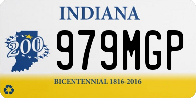 IN license plate 979MGP