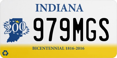 IN license plate 979MGS