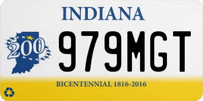 IN license plate 979MGT