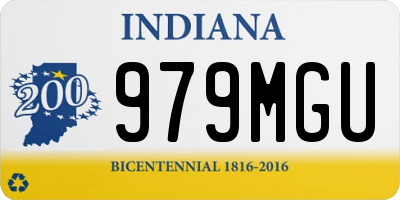 IN license plate 979MGU