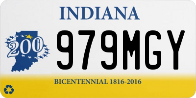 IN license plate 979MGY