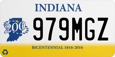 IN license plate 979MGZ
