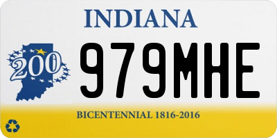 IN license plate 979MHE