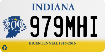 IN license plate 979MHI