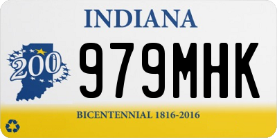IN license plate 979MHK