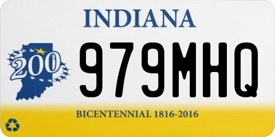 IN license plate 979MHQ