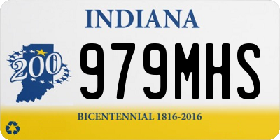 IN license plate 979MHS