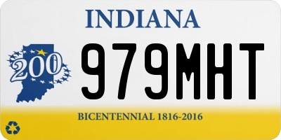 IN license plate 979MHT