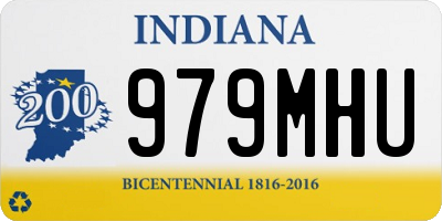 IN license plate 979MHU