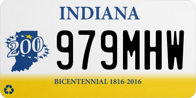 IN license plate 979MHW
