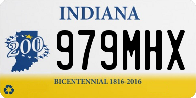 IN license plate 979MHX