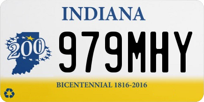 IN license plate 979MHY