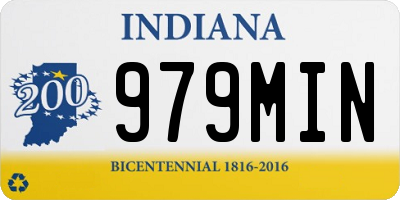 IN license plate 979MIN
