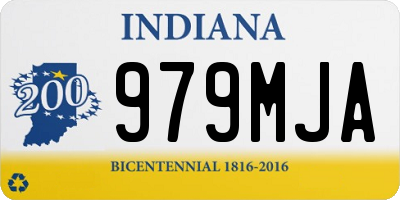 IN license plate 979MJA