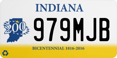 IN license plate 979MJB