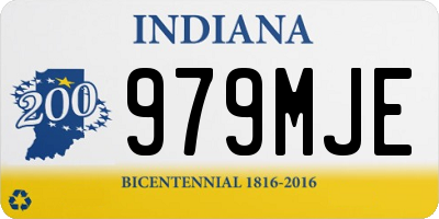 IN license plate 979MJE