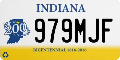IN license plate 979MJF