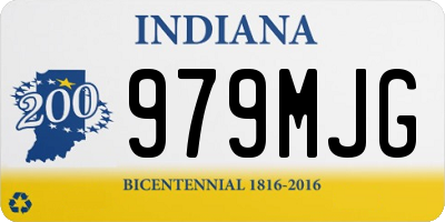 IN license plate 979MJG