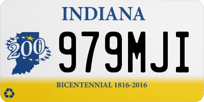 IN license plate 979MJI