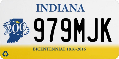 IN license plate 979MJK