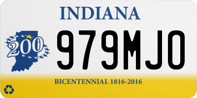 IN license plate 979MJO