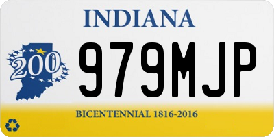 IN license plate 979MJP