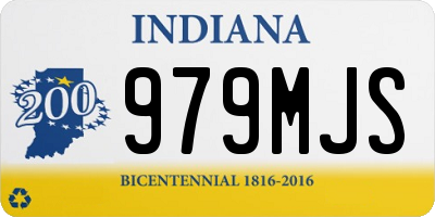 IN license plate 979MJS
