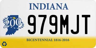 IN license plate 979MJT