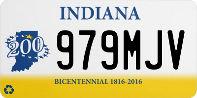 IN license plate 979MJV
